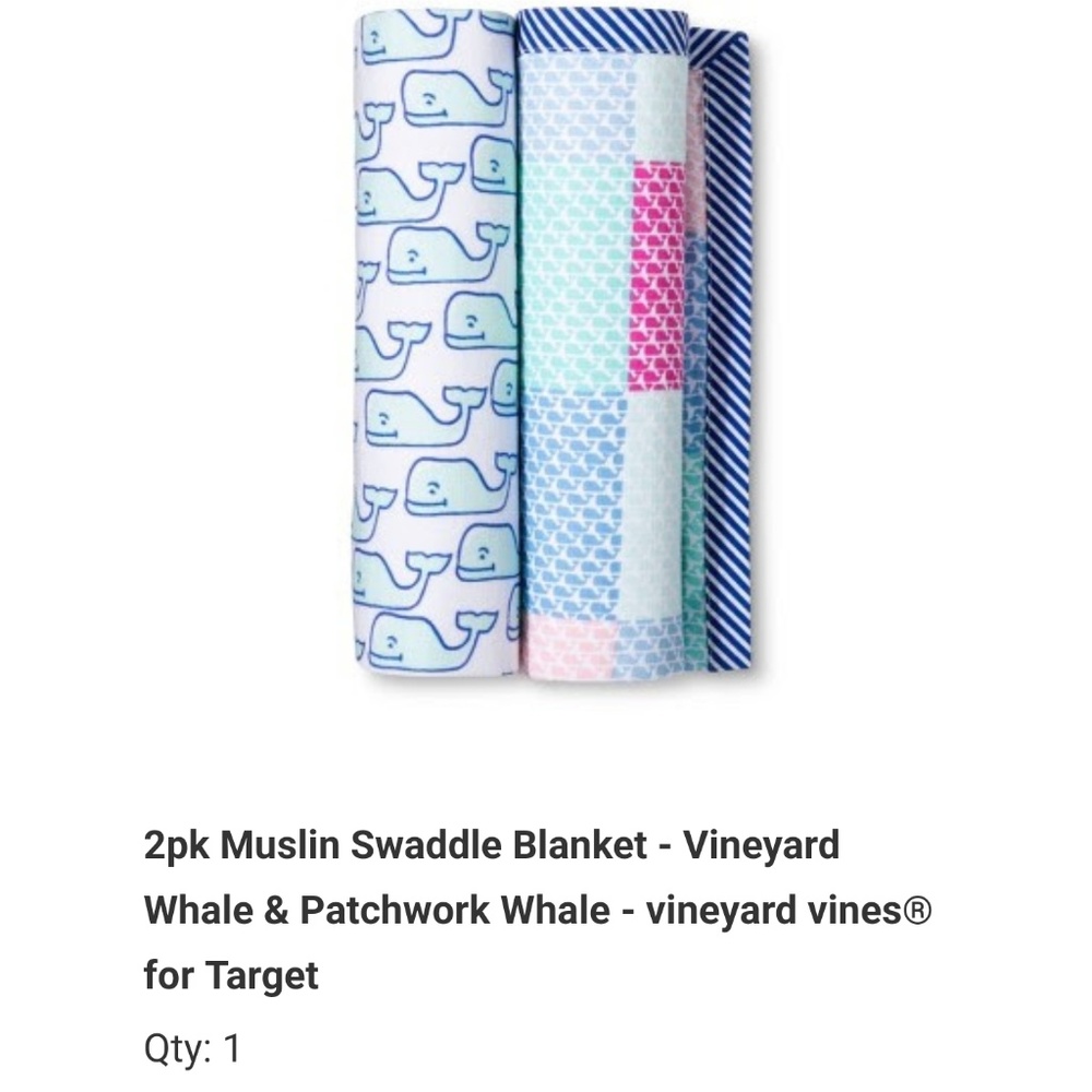 Vineyard Vines for Target Swaddles